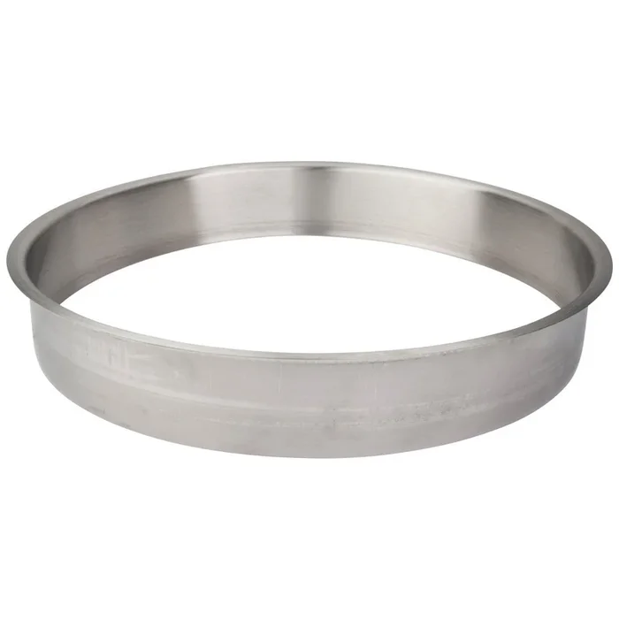 12 ” Diameter 2 ” Height Brushed Stainless Steel Trash Can Ring