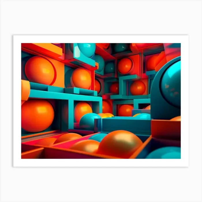 3d Art 1 Art Print by Nissa-da VINCI