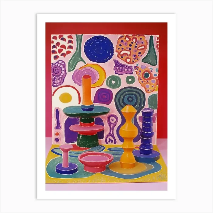 ‘Dishes’ Art Print by ThatWorksMedia