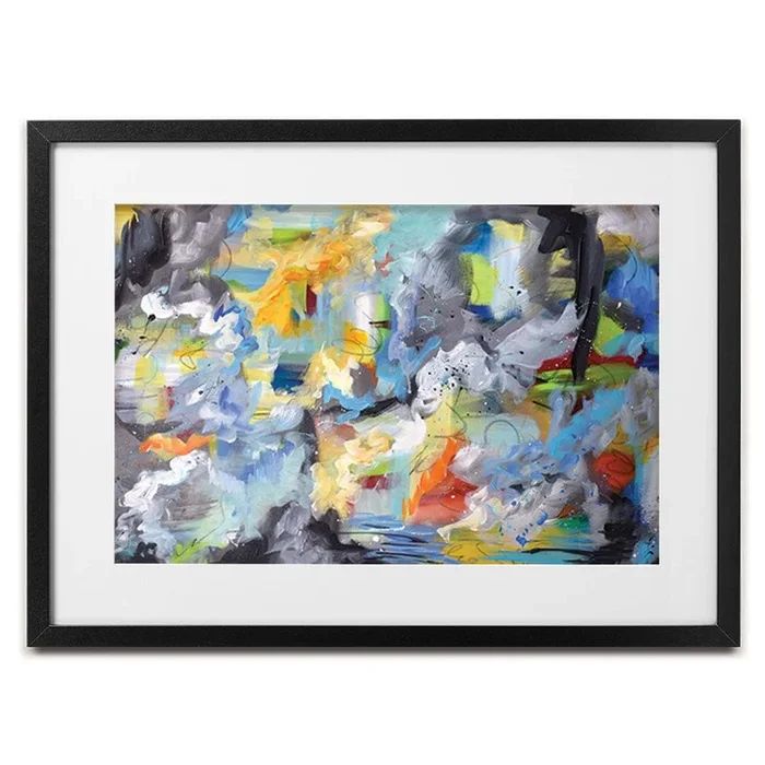 Abstract All Over Framed Art Print