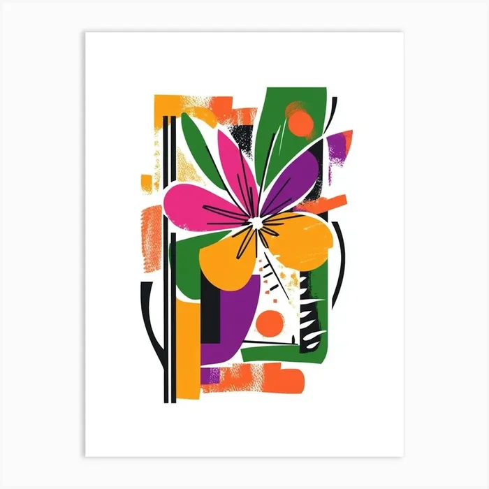 Abstract Flower 86 Art PrintS by Shadesigns