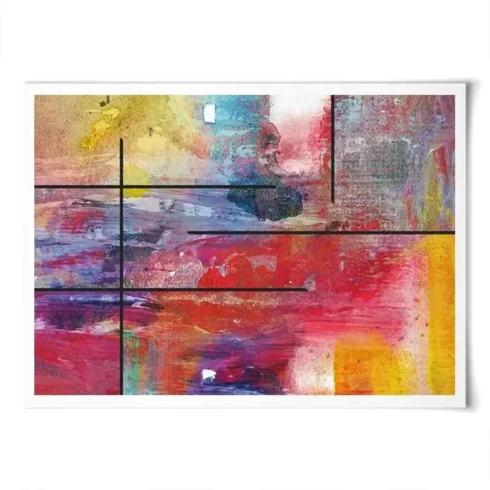 Abstract Lines Art Print
