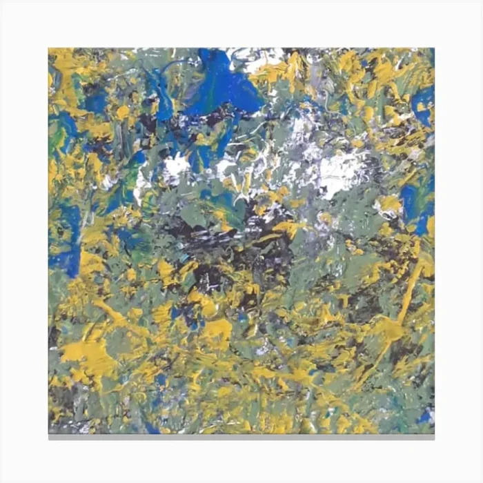 Abstract Painting 1 Canvas Print by MEDDECORATION