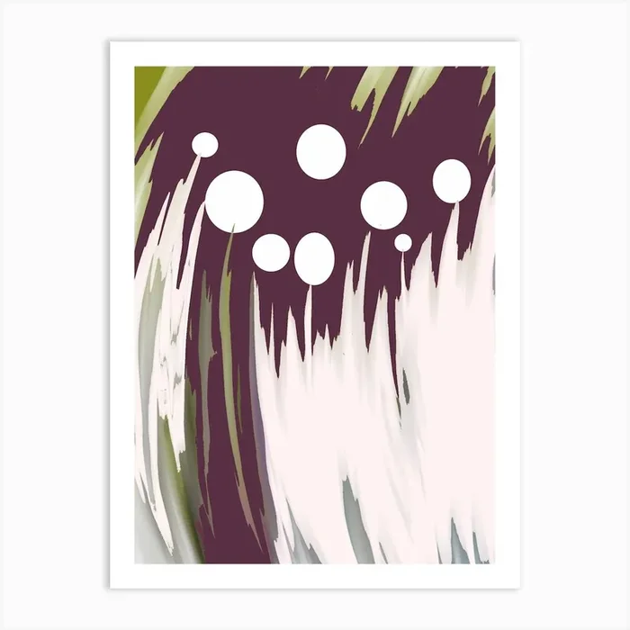 Abstract Painting 5 Art Print by jacquelyn ready designs