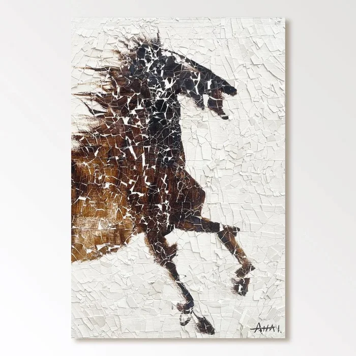 Abstract Painting “Caballo Libre”