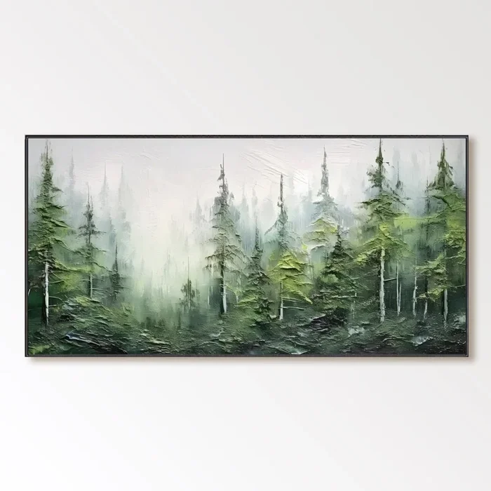 Abstract Painting “Forêt Voilée”