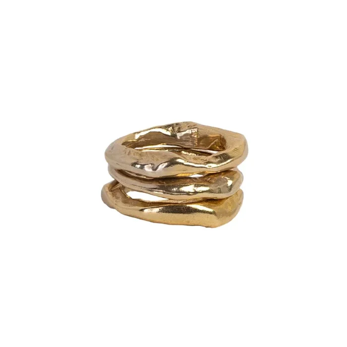 Alchemist Stacking Rings – Set of Three Bronze Rings