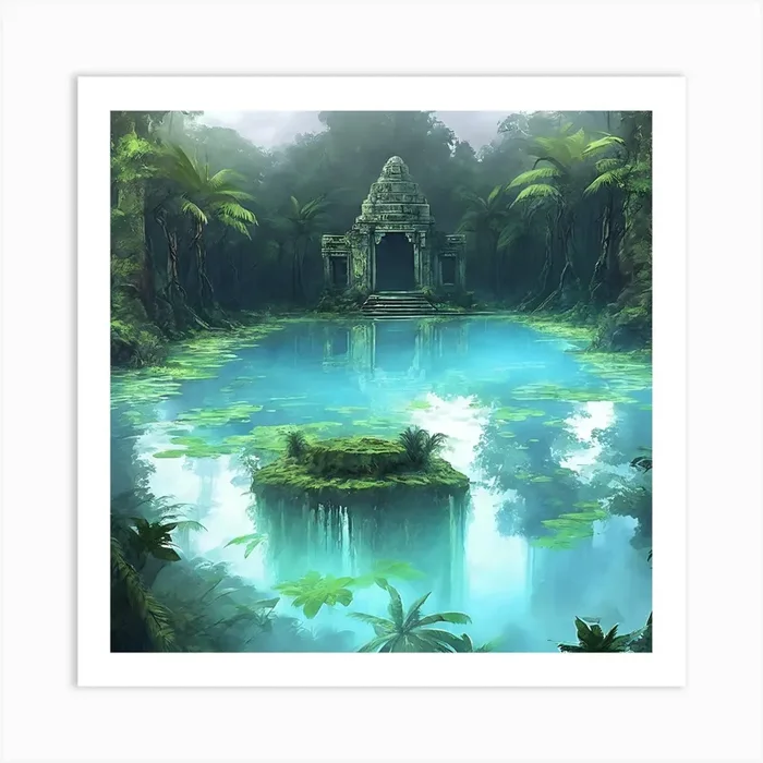 Angkor Temple In The Jungle Art Print by Moustafa Masry
