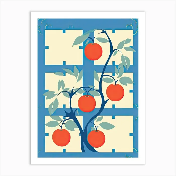 Apples Illustration 4 Art Print by Colourful Harvest