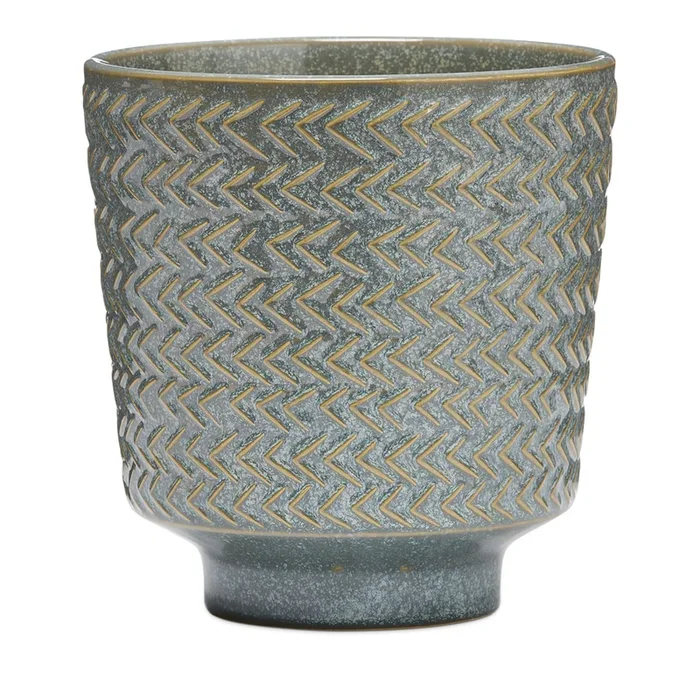 Arrow Blue Pot