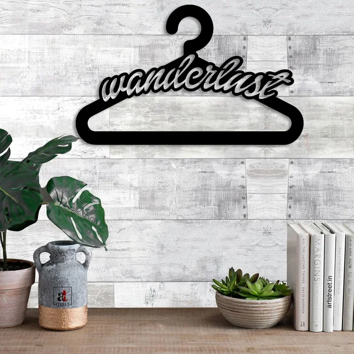 Art Street Wanderlust MDF Plaque Painted Cutout Ready to Hang Home Décor, Wall Décor, Wall Art