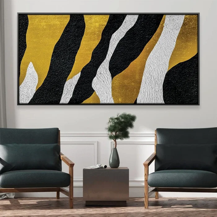 Auric Waves Canvas