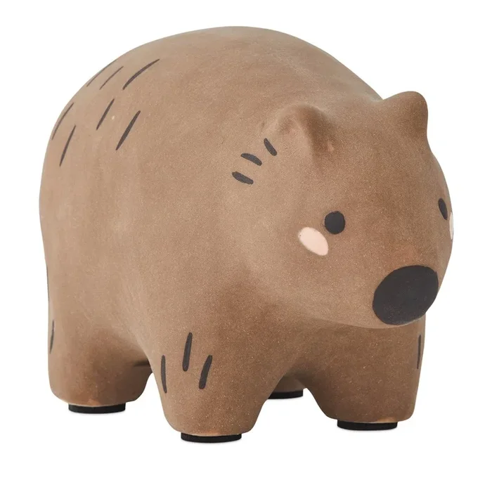 Australiana Brown Wombat Statue