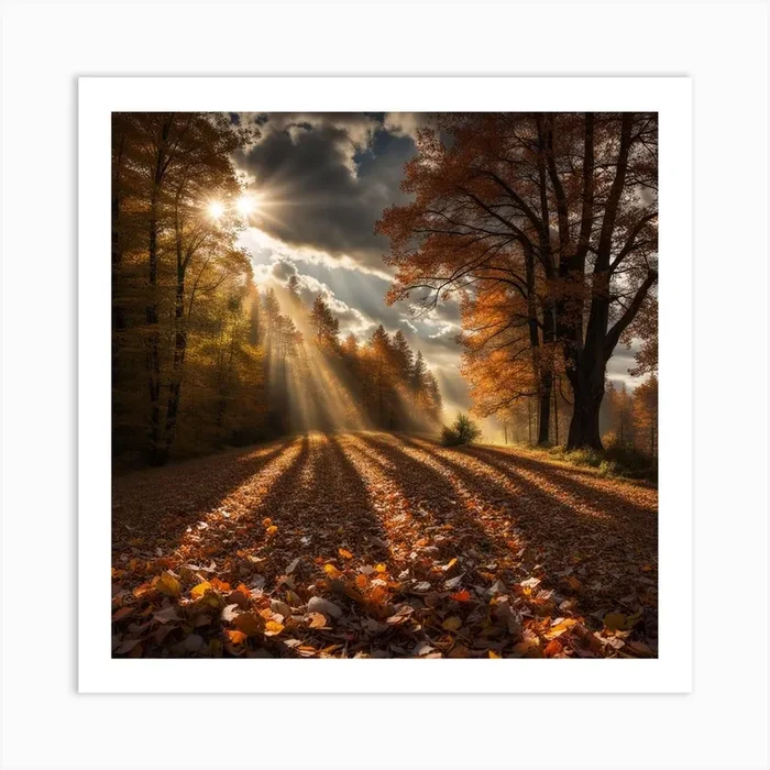 Autumn Rays Art PrintI by IRFalcon