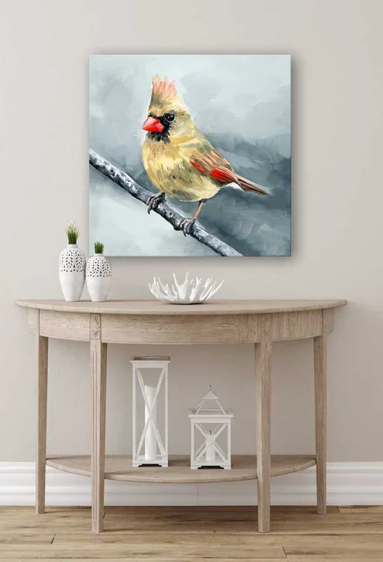 Avian Spotlight – Cardinal Canvas Wall Art