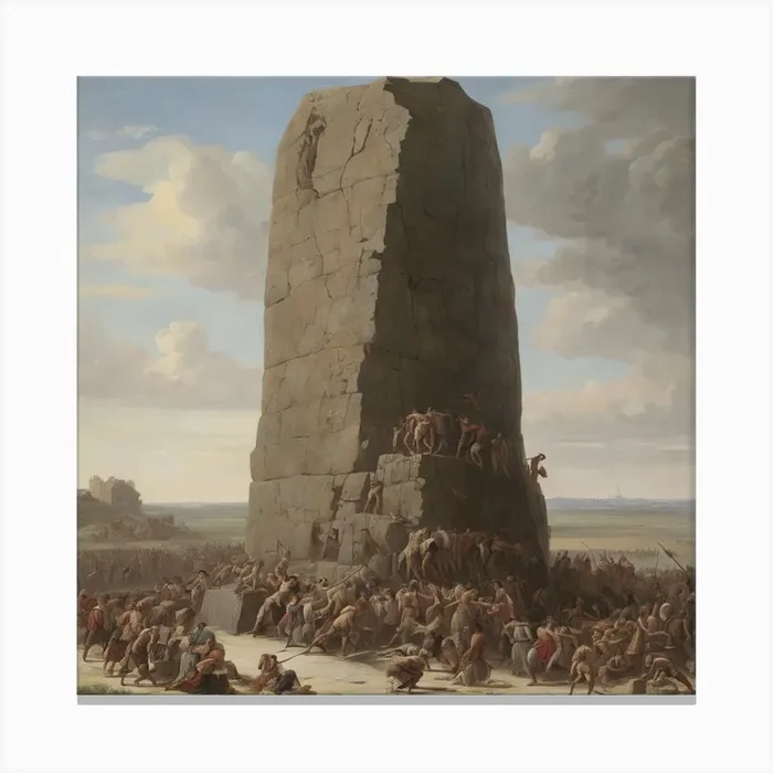 Battle Of The Sphinx Canvas Print by Cats for you
