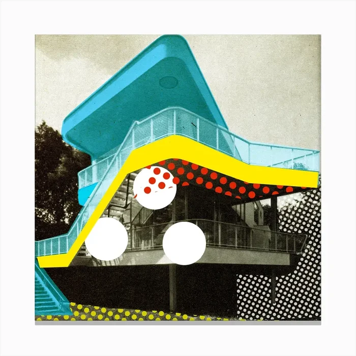 Bau Haus 4 Canvas Print by Marko Koeppe