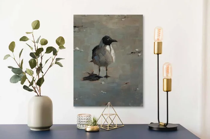 Beach Gull – III Canvas Wall Art