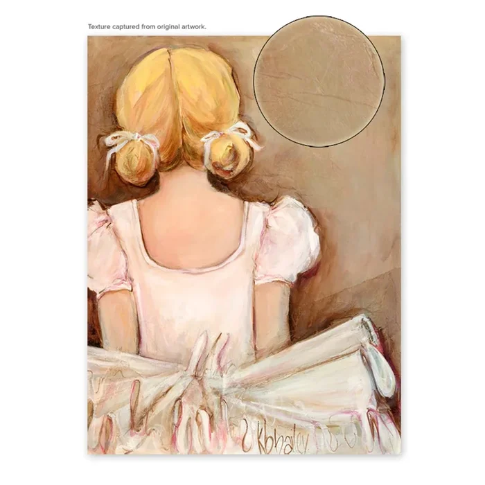 Beautiful Ballerina – Blonde Canvas Wall Art