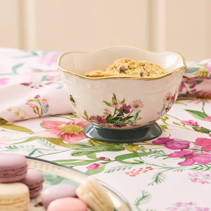 Bee White Bowl