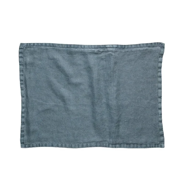 Belgian Vintage Washed Linen Lead Long Cushion Cover