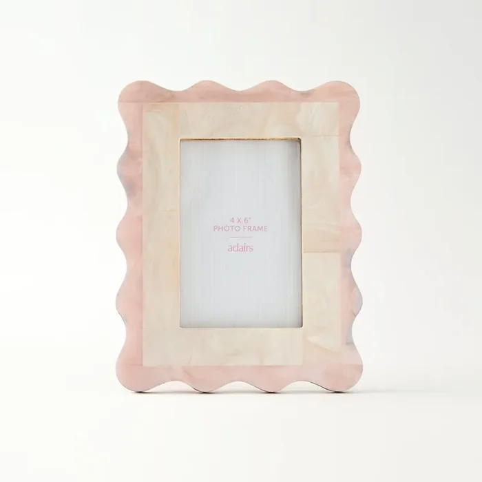 Bellagio Pink Scallop Photo Frame
