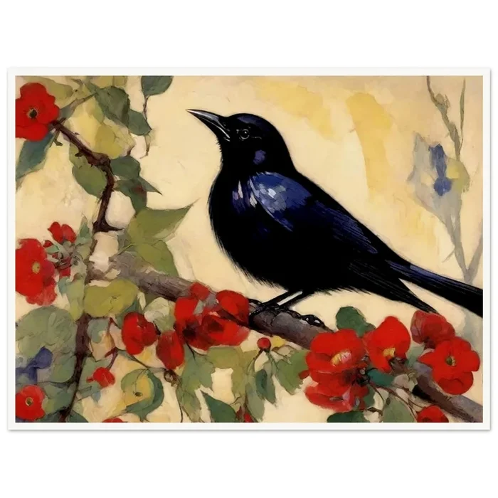 Blackbird in Bloom