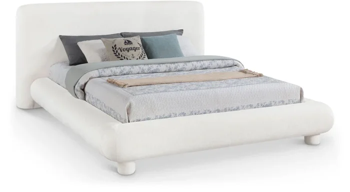 Blair Chenille Fabric Upholstered Bed