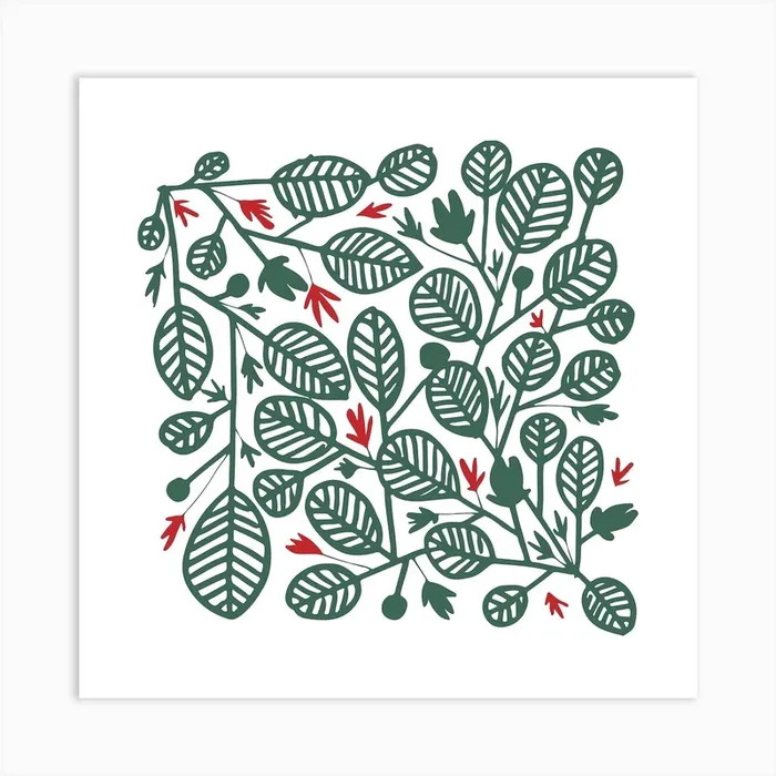 Bloom 3 Square Art Print by Joana Velozo
