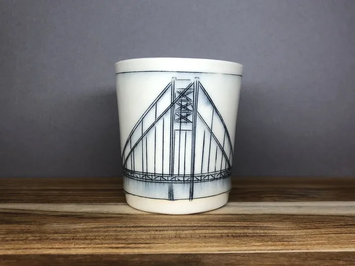 Bridge Whiskey Cups – Ben Franklin Bridge (Philadelphia)