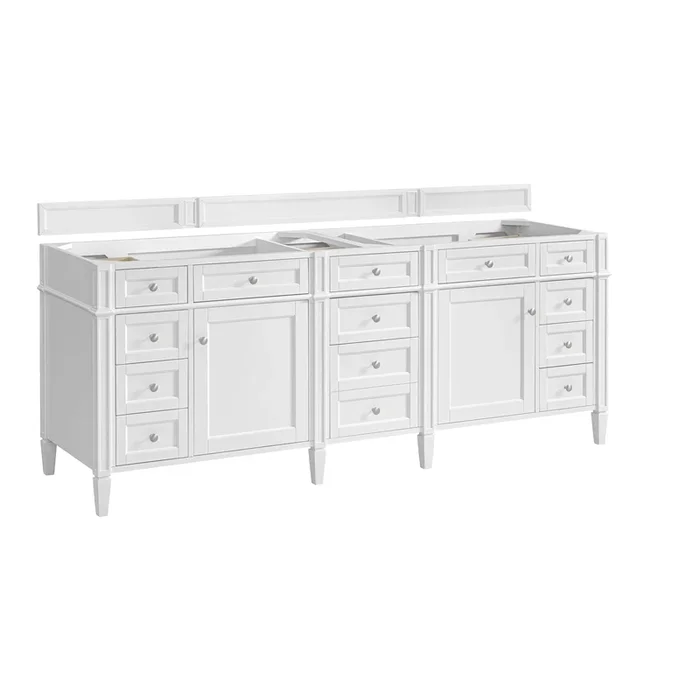 Brittany 84 ” Double Vanity in Bright White