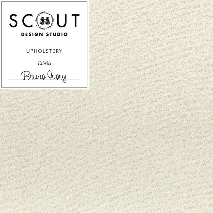 Bruno Ivory Boucle Fabric Sample