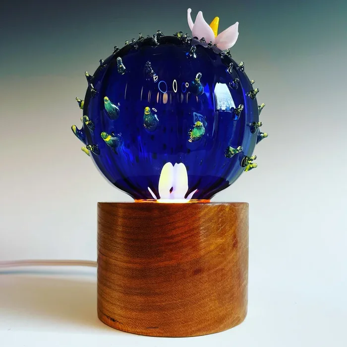 Cactus Lamp – Blue