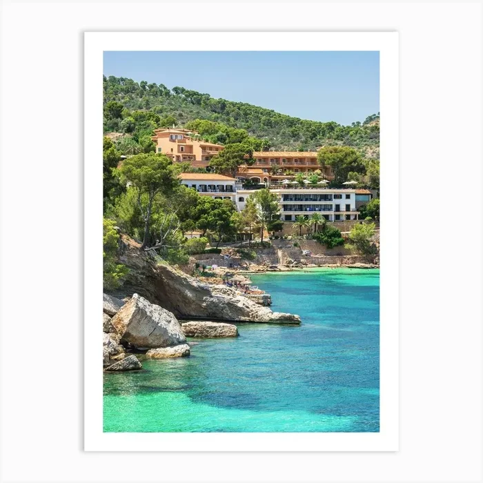 Cala Fornells Mallorca Art Print by imagine
