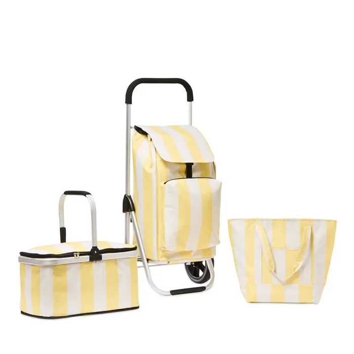 Capri Yellow Stripe Shopping Collection