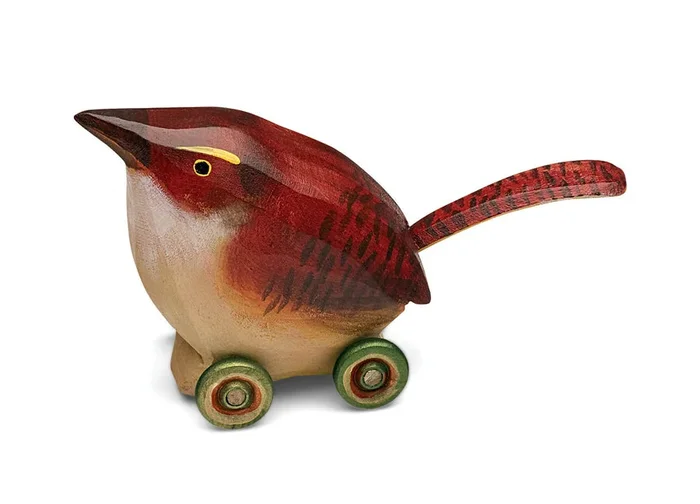 Carolina Wren – Wren with Green Wheels