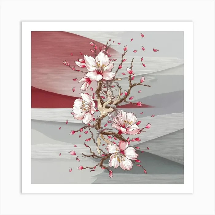 Cherry Blossoms Art Print by leen859