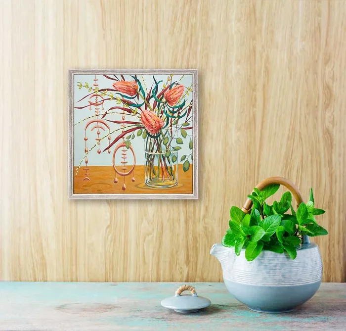 Chimes Mini Framed Canvas