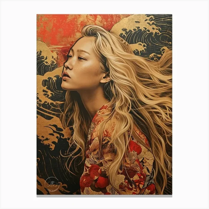 China Girl Canvas Print by Lika Ramati