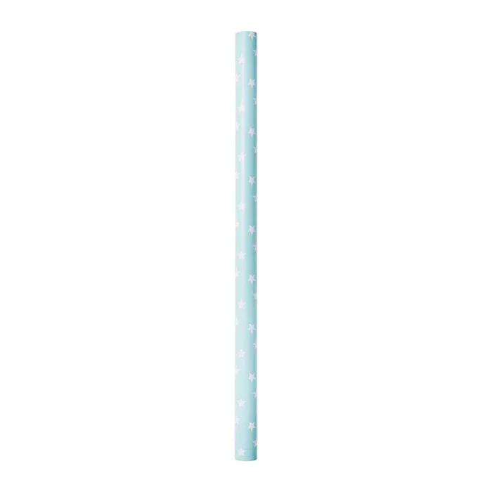 Christmas Wrapping Paper Blue Stars