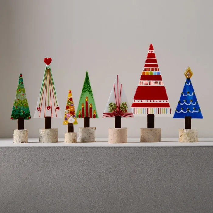 Classic Holiday Tree Set – Set of Seven