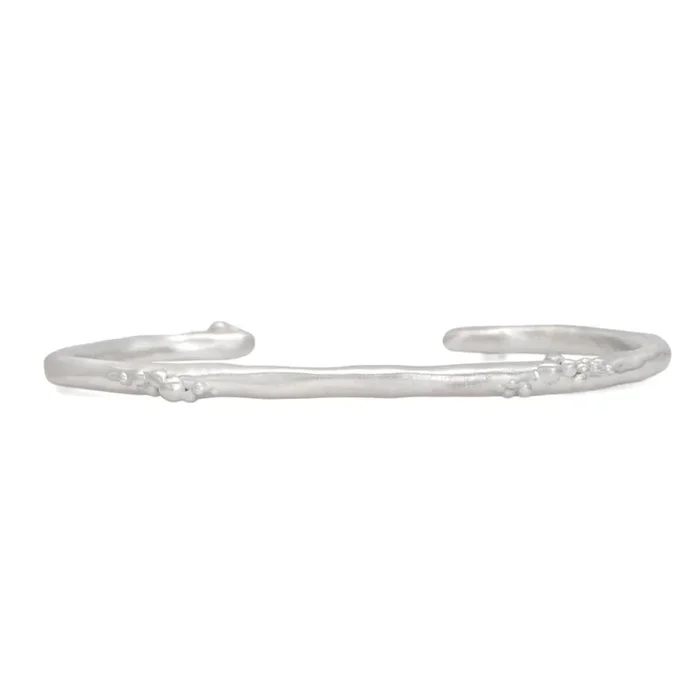 Cluster Cuff – Bright Silver