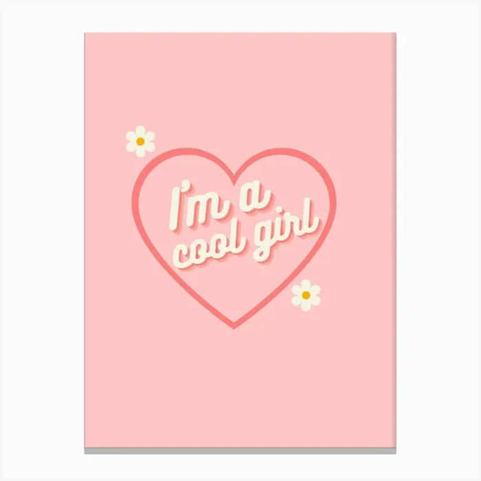 Cool Girl Canvas Print by Dreamer