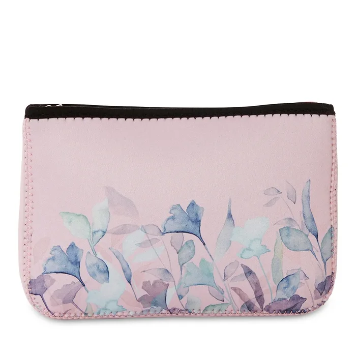 Cosmetic Sunset Garden Pouch in Blush