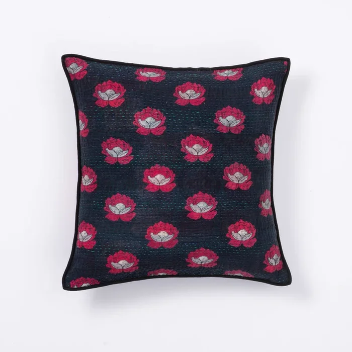 Cotton Kantha Pillow 16″ Style 49 – Style 49 – 16″