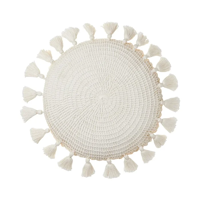 Crochet Cushion White