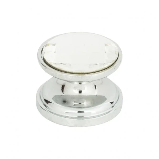 Crystal Large Round Knob