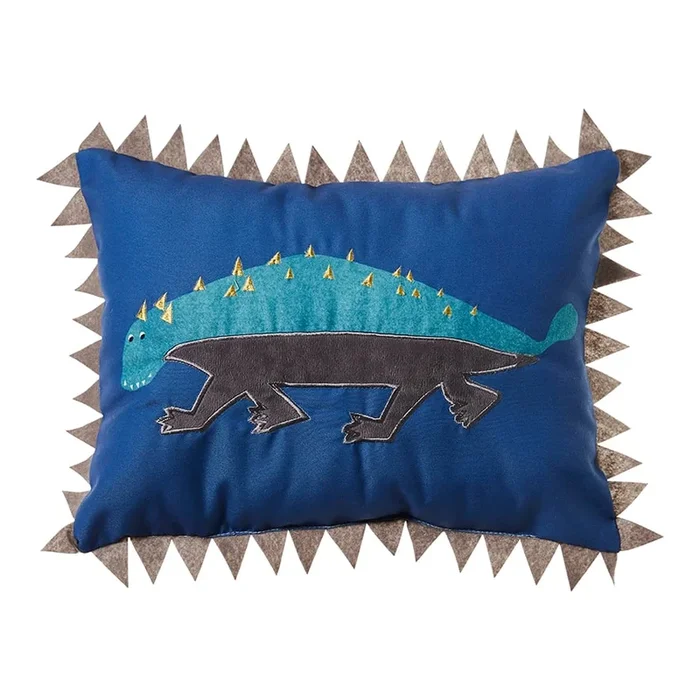 Cushion Co-Ordinate Dexter’s Dinosaur Blue