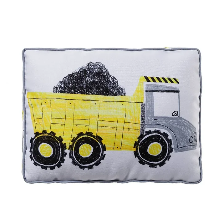 Cushion Co-Ordinate Range Roadworks Yellow