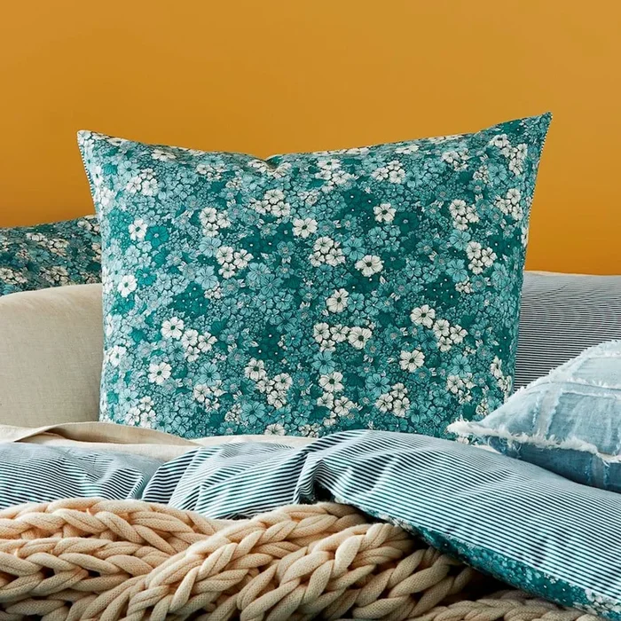 Cypress Bloom Green Pillowcases